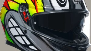 AGV K3 Helmet - Birdy 2.0 - Gray/Yellow/Red - XL