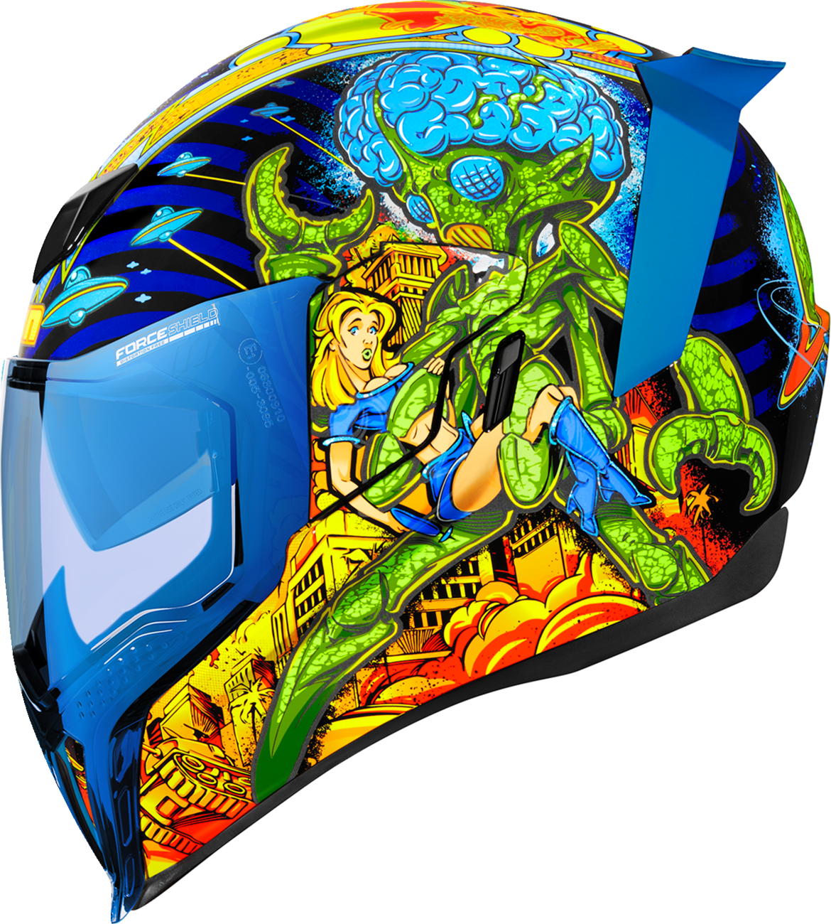 ICON HLMT AFLT BUG-BLITZ BL XS - Image 2