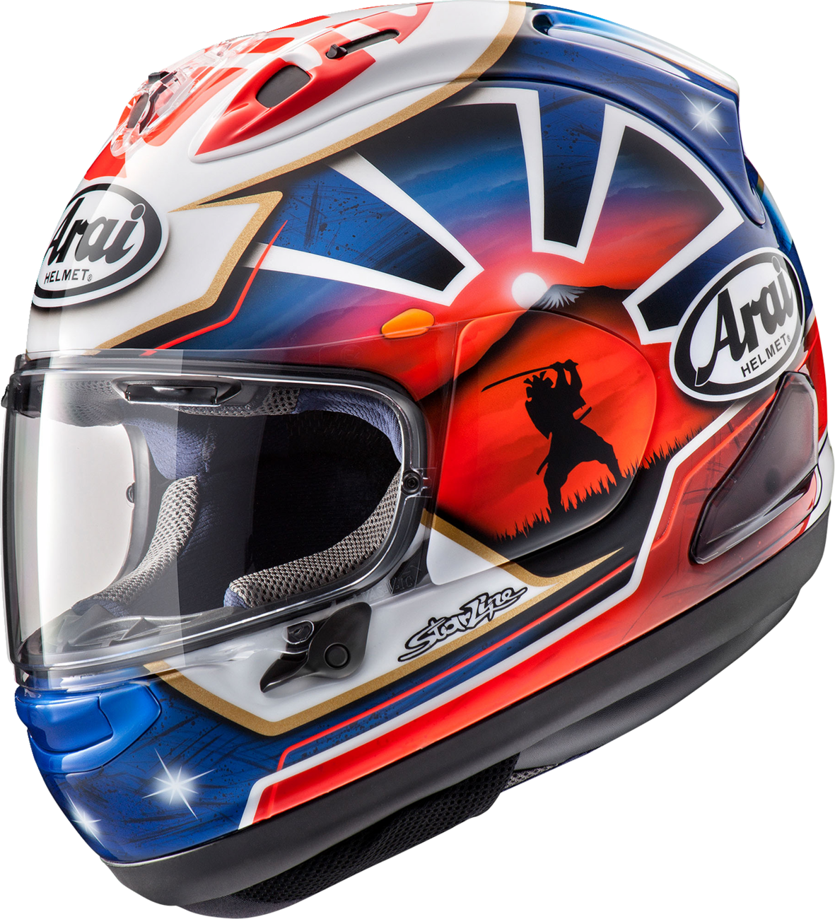 ARAI HELMETS Corsair-X Helmet - Dani Samurai-2 - Blue - Small