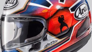 ARAI HELMETS Corsair-X Helmet - Dani Samurai-2 - Blue - 2XL