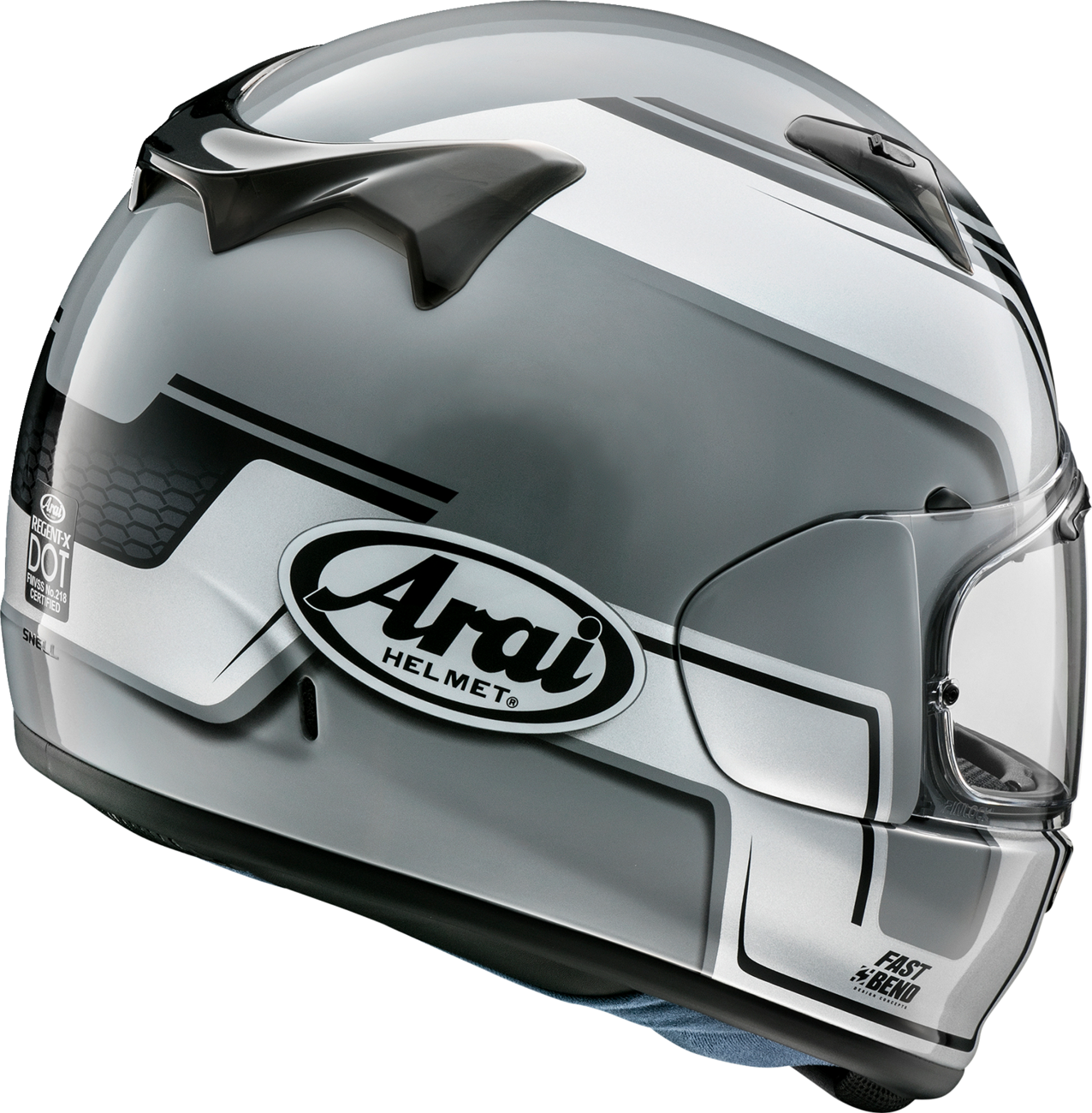 ARAI HELMETS HLMT REG-X BEND SILVER 2X - Image 2