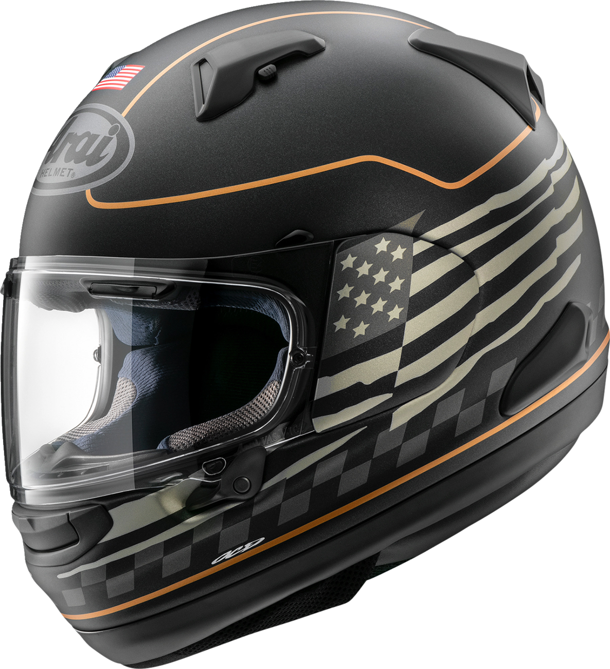 ARAI HELMETS Signet-X Helmet - US Flag - Black Frost - XS