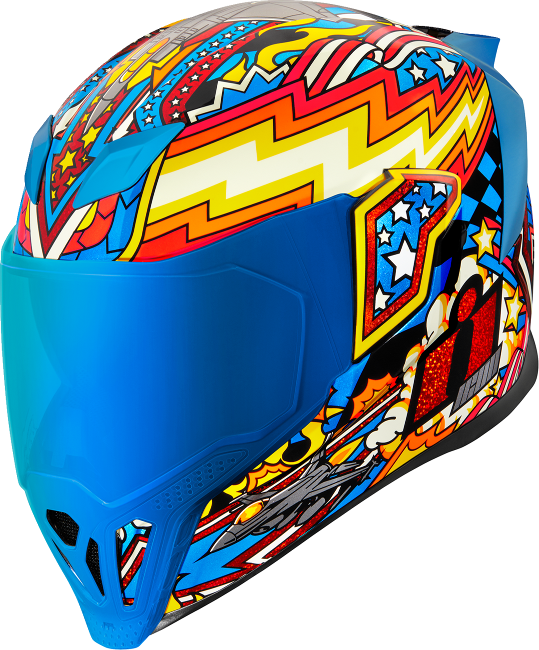 ICON Airflite™ Helmet - Flyboy - Blue - Medium