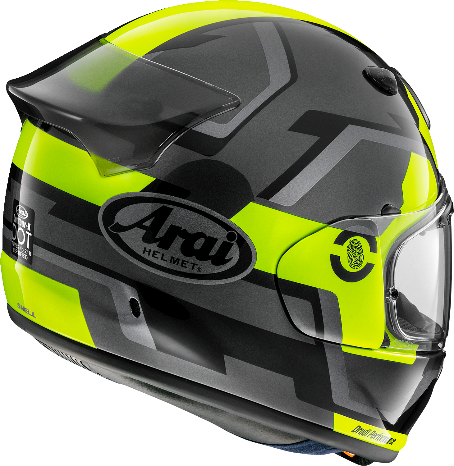 ARAI HELMETS HLMT CON-X FACE FLO YL MD - Image 2