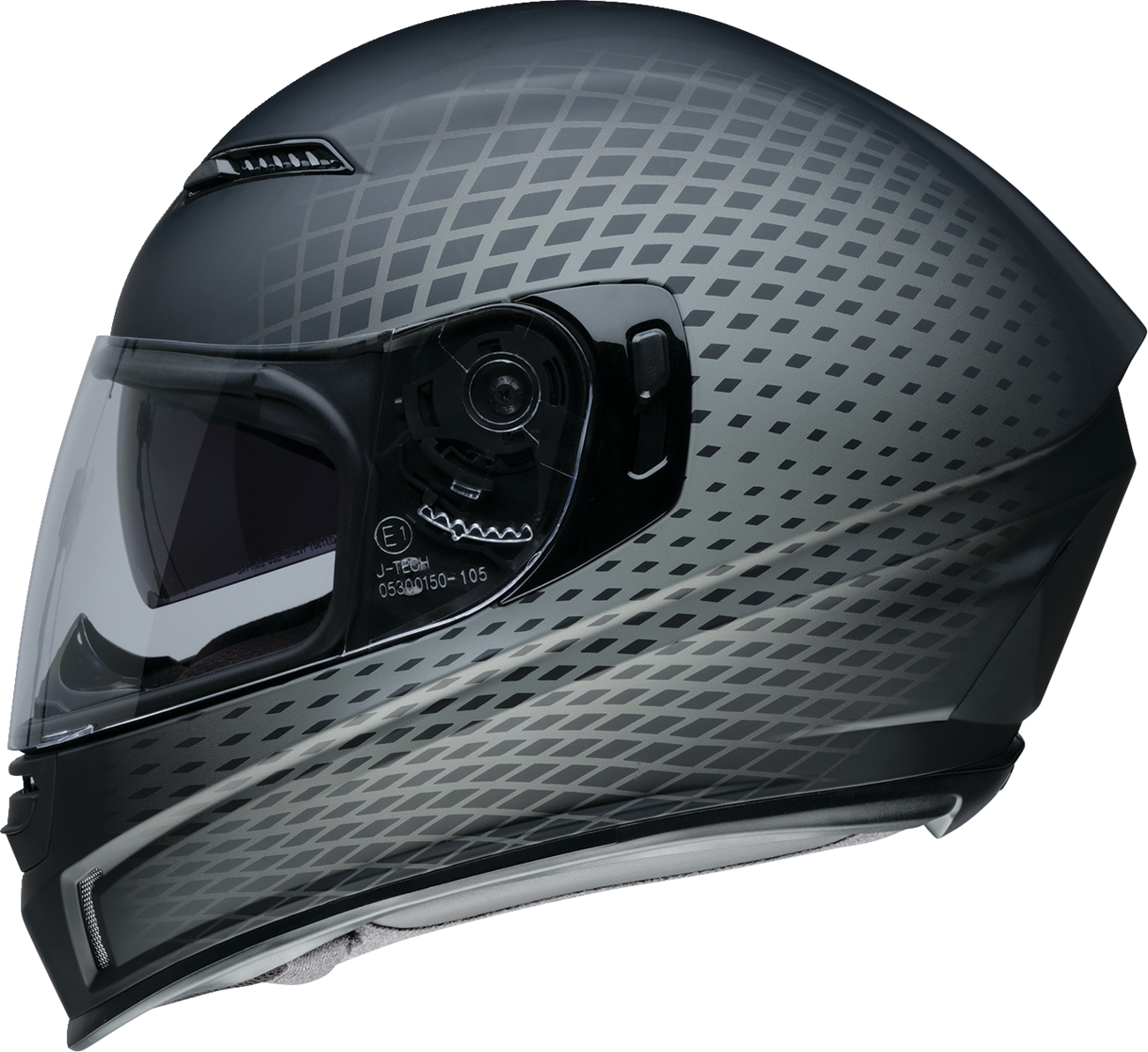 Z1R Jackal Helmet - Waveform - Gray - Medium