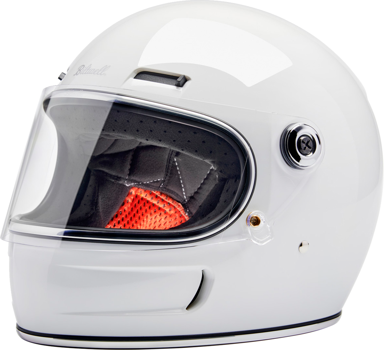 BILTWELL Gringo SV Helmet - Gloss White - Large