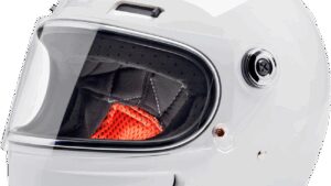 BILTWELL Gringo SV Helmet - Gloss White - XL