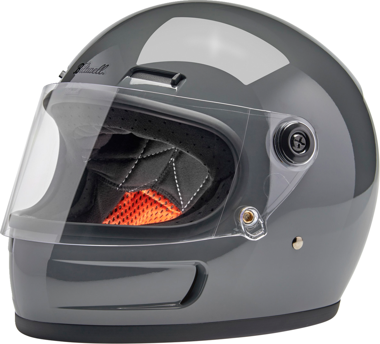 BILTWELL Gringo SV Helmet - Gloss Storm Gray - Large
