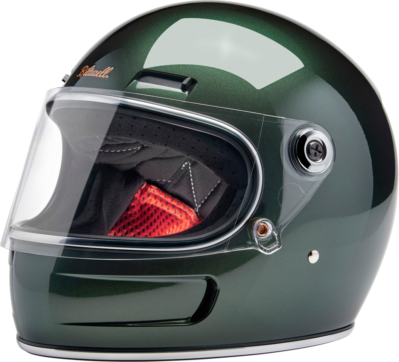 BILTWELL Gringo SV Helmet - Metallic Sierra Green - Large