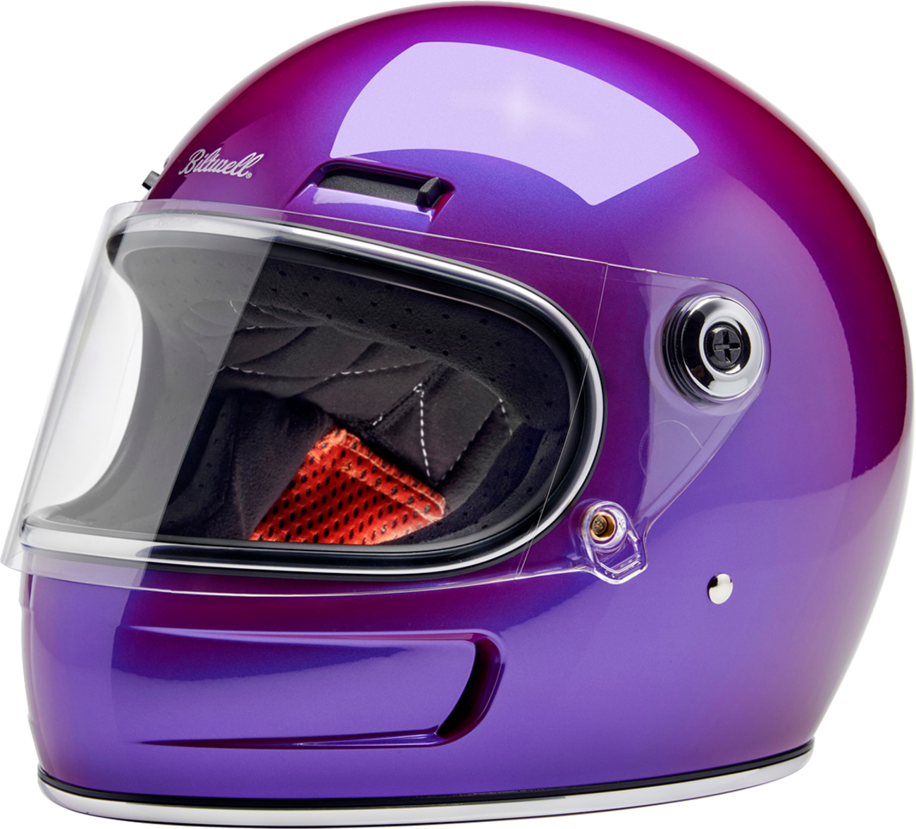 BILTWELL Gringo SV Helmet - Metallic Grape - XS