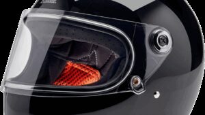 BILTWELL Gringo S Helmet - Gloss Black - Medium