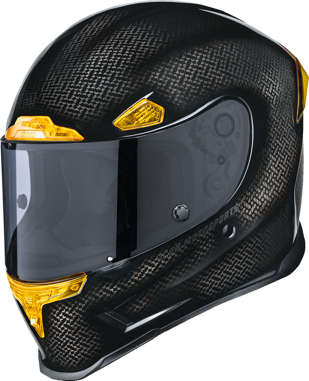 ICON Airframe Pro™ Helmet - Carbon 4Tress - Yellow - Small