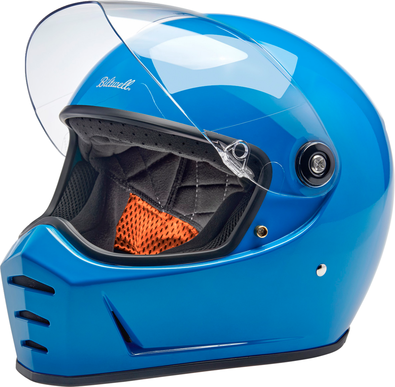 BILTWELL HELMET LANESPLTR BLUE MD - Image 2