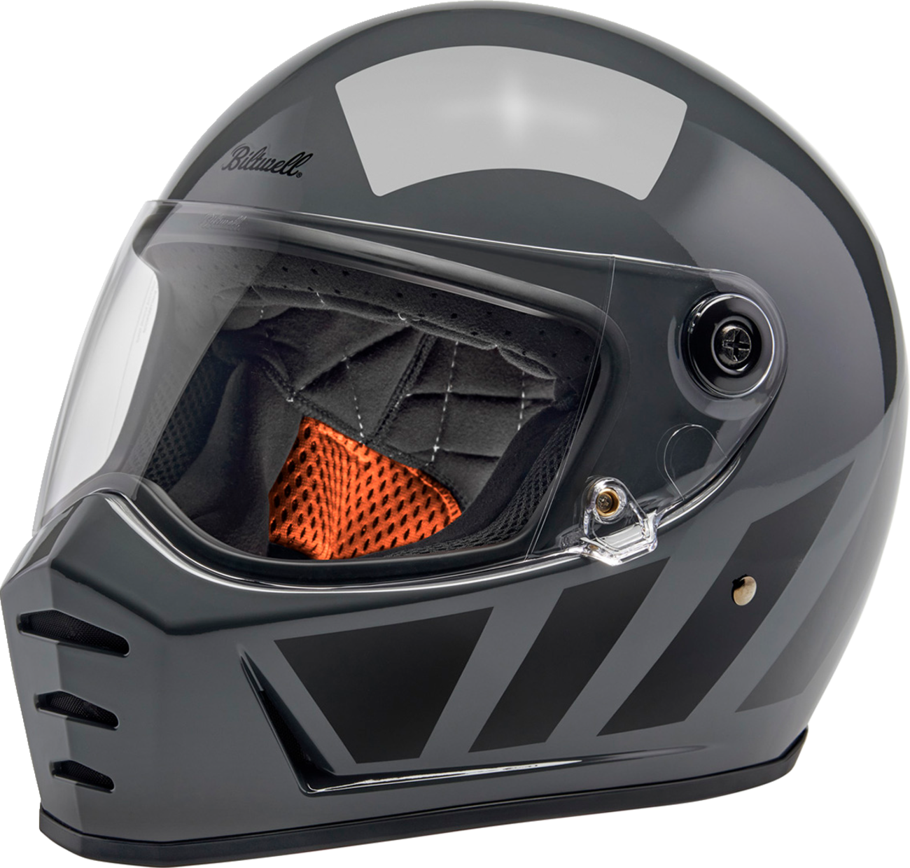 BILTWELL Lane Splitter Helmet - Storm Gray Inertia - Medium