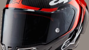 ALPINESTARS Supertech R10 Helmet - Element - Carbon/Red/White - XS