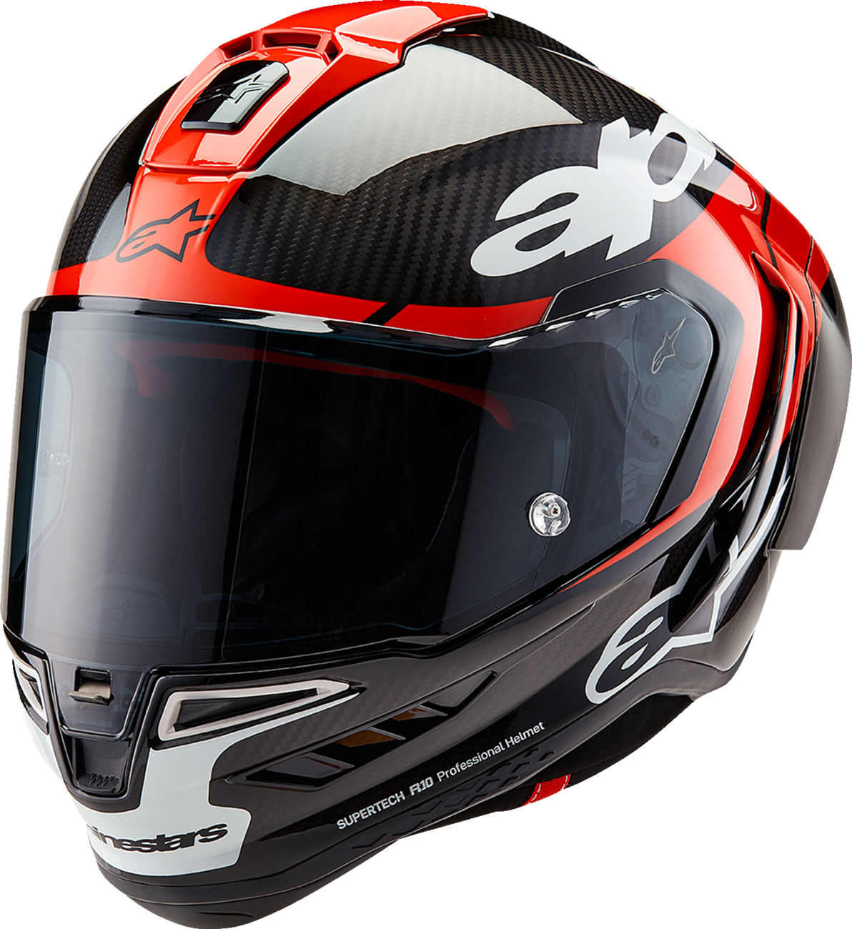 ALPINESTARS Supertech R10 Helmet - Element - Carbon/Red/White - XS