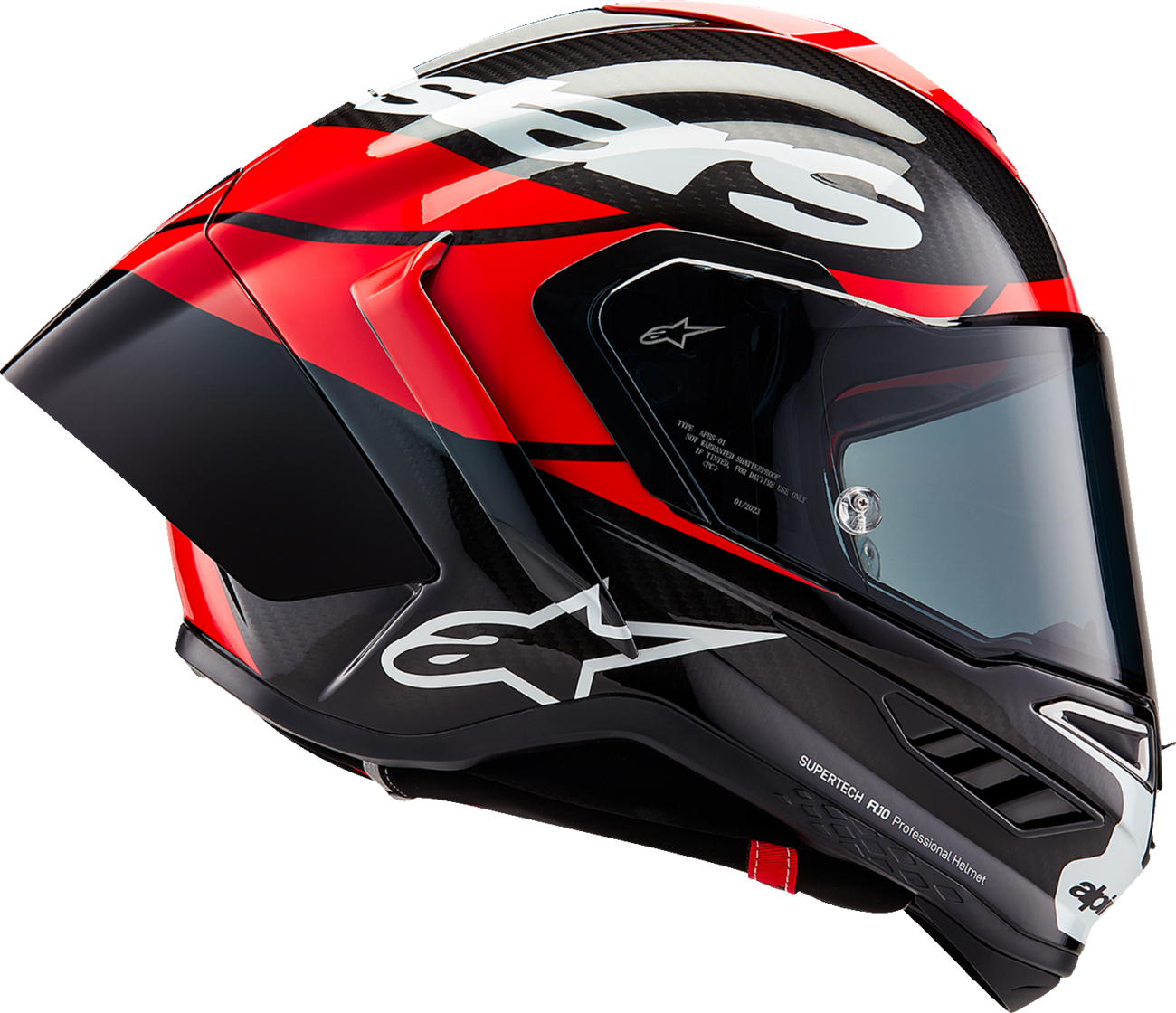 ALPINESTARS S-R10 ELEMENT HELMET CARB/R/W S - Image 6