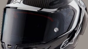 ALPINESTARS Supertech R10 Helmet - Element - Carbon/Silver/Black - XL