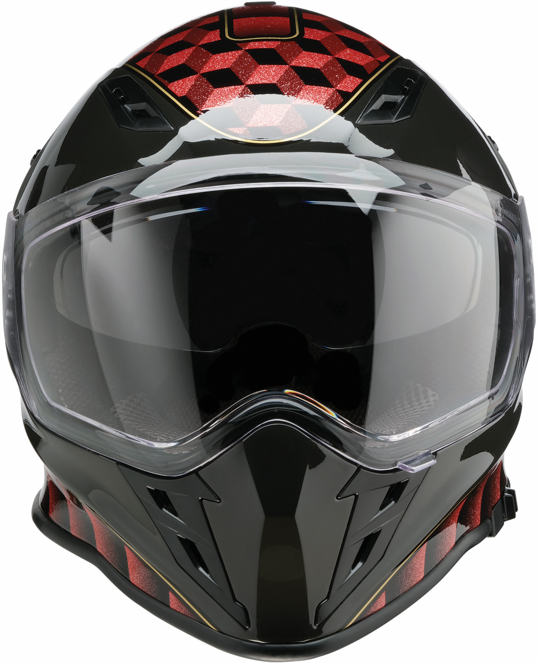 Z1R HELMET NEMESIS THUNDERBIRD RED/BLACK MD - Image 2