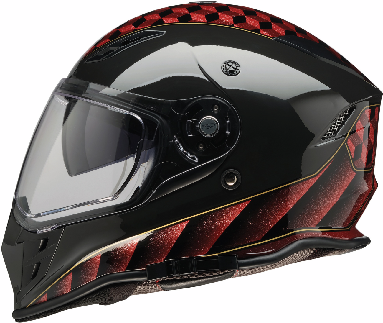 Z1R Nemesis Helmet - Thunderbird - Red - Large