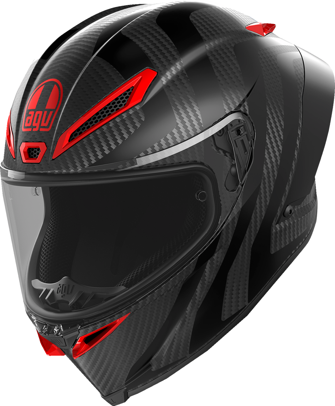 AGV Pista GP RR Helmet - Intrepido - Matte Carbon/Black/Red - XL
