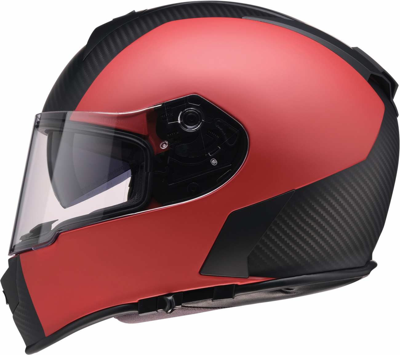 Z1R Warrant Helmet - Carbon - Red - XL