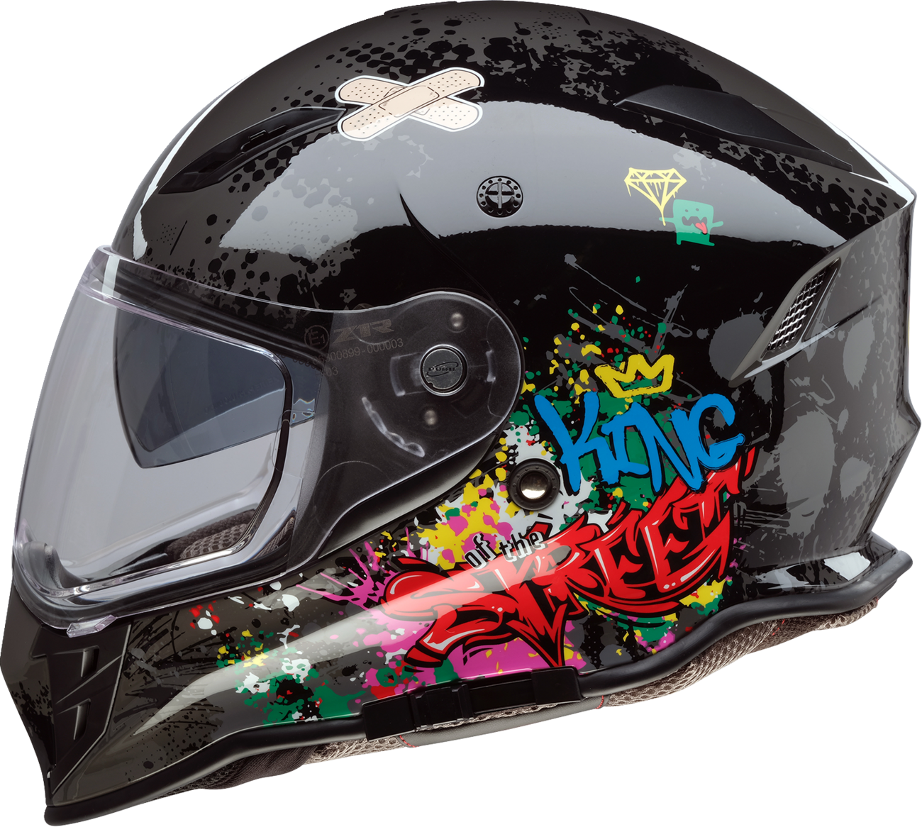 Z1R Nemesis Helmet - Distro - Gray - Medium