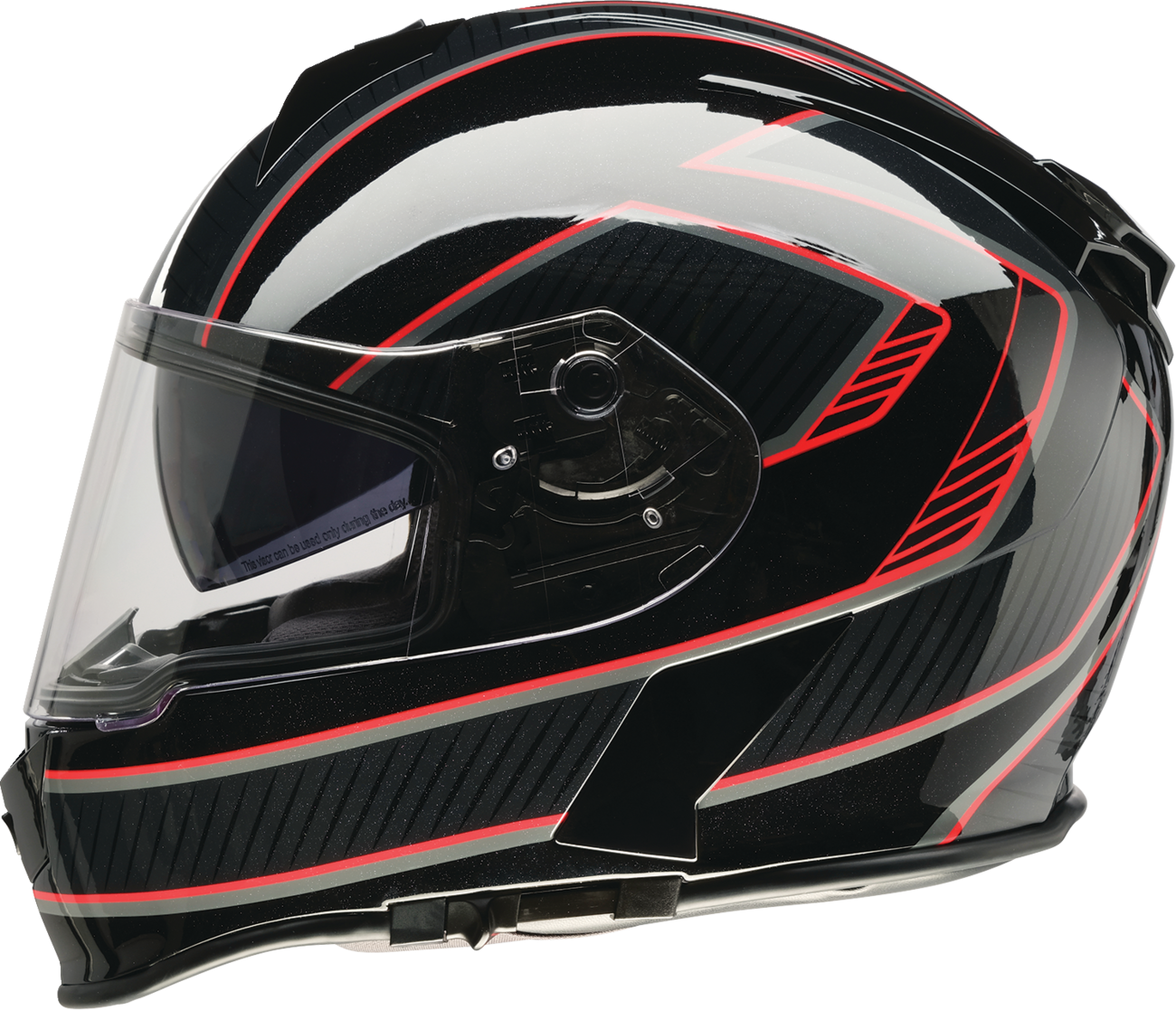 Z1R Warrant Helmet - Amplify - Black/Red - Large