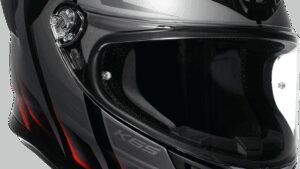 AGV K6 S Helmet - Karve - Matte Black/Gray/Red - Small