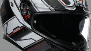 AGV K3 Helmet - Rivia - Matte Black/White - Large