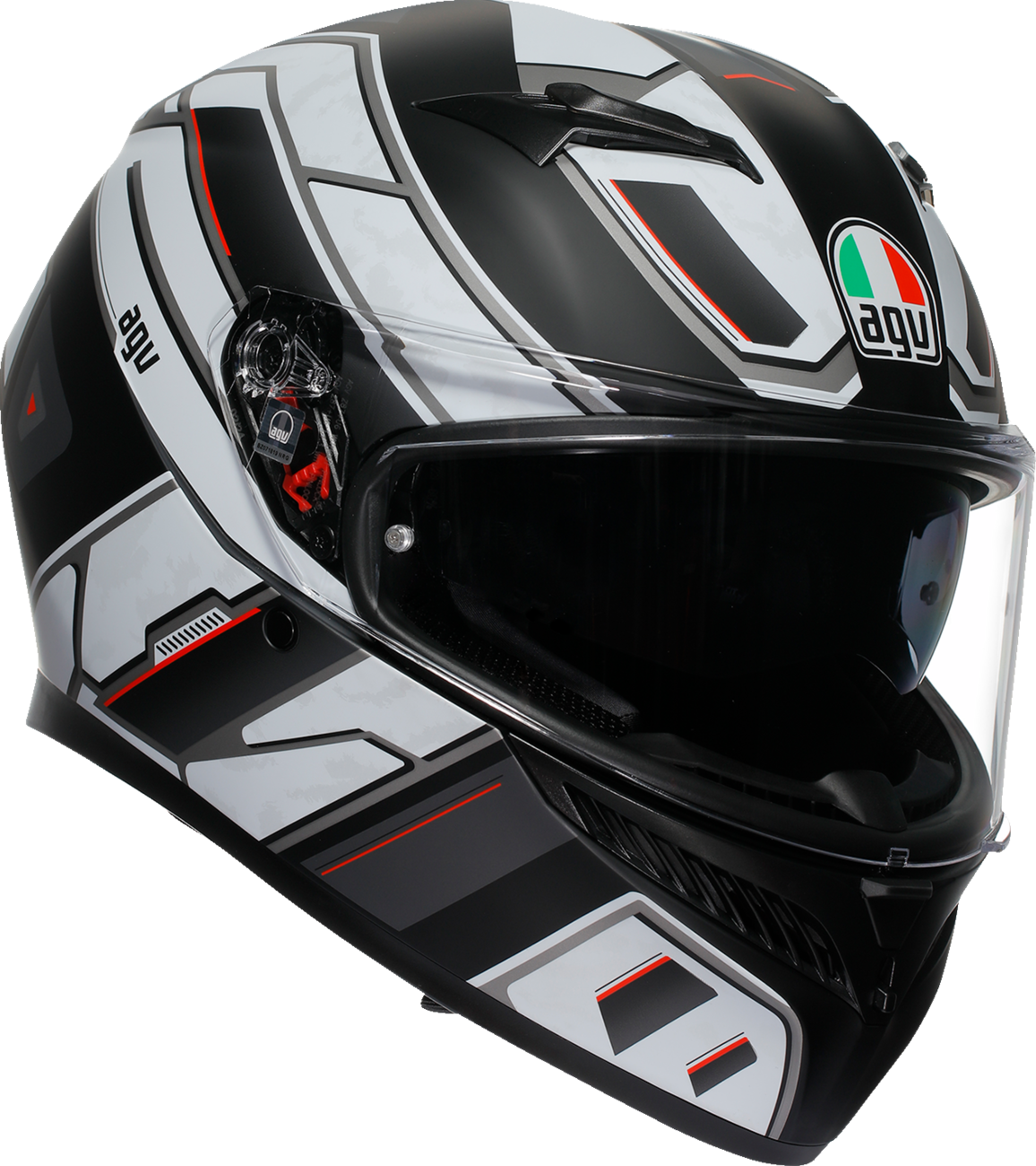AGV K3 Helmet - Rivia - Matte Black/White - 2XL