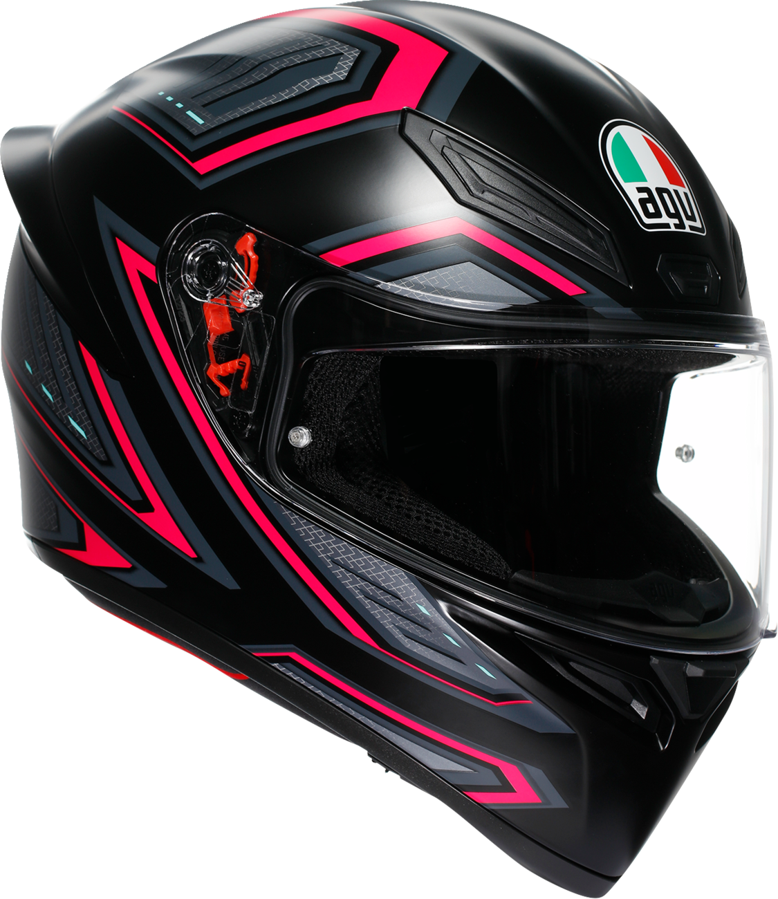 AGV K1 S Helmet - Sling - Matte Black/Pink - XL