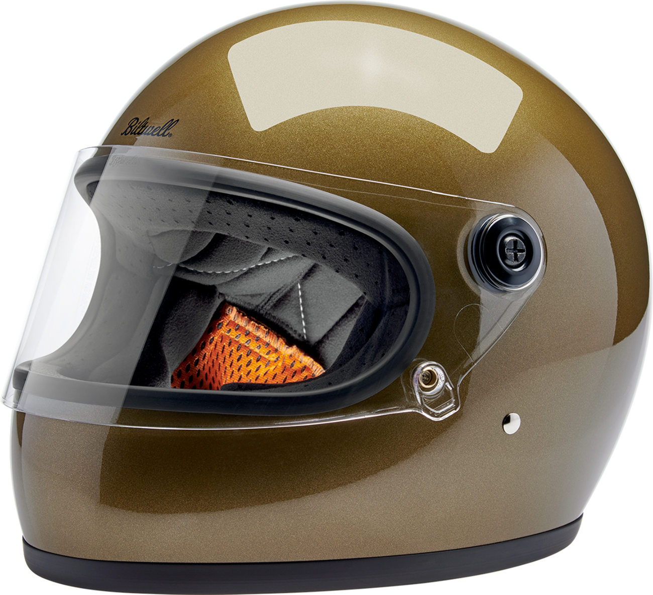 BILTWELL Gringo S Helmet - Metallic Ugly Gold - XS