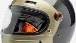 BILTWELL Gringo SV Helmet - Tracker - Gloss Metallic Champagne/Charcoal - XS