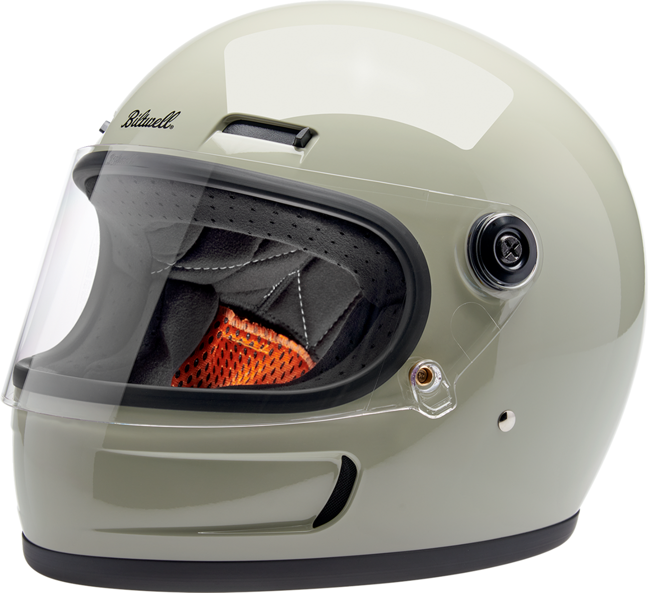 BILTWELL Gringo SV Helmet - Gloss Chalk Gray - XS
