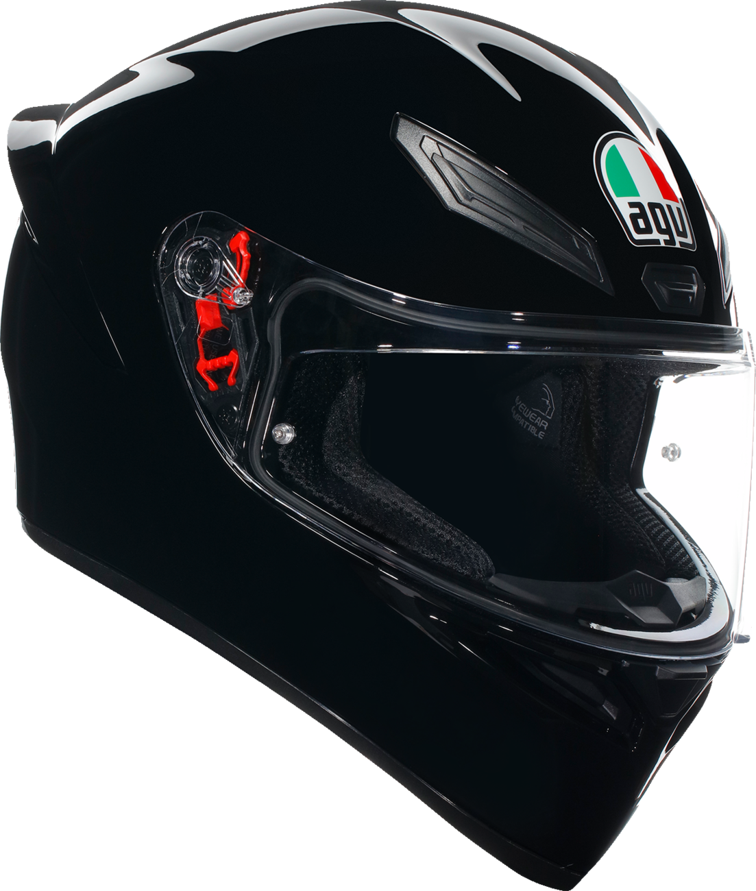 ICON HELMET ULTRAFLITE CARBON BLACK LG - Image 2
