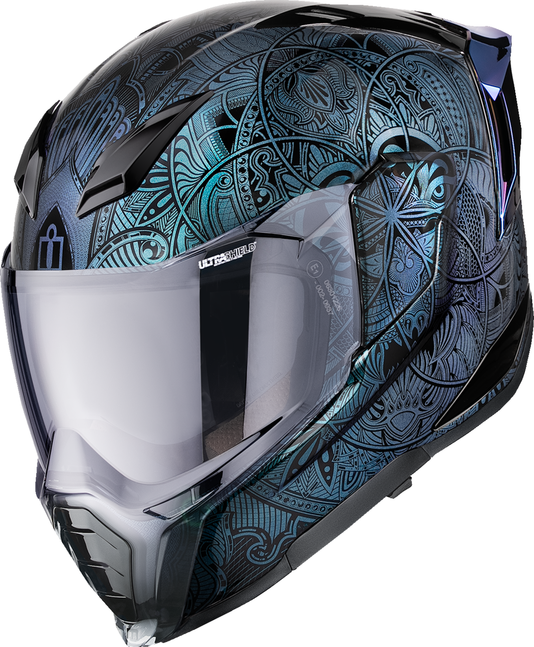 ICON HELMET ULTRAFLITE OPAL MANDALA BLUE 3X