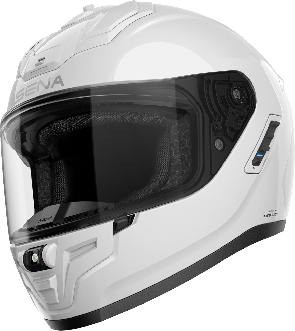 SENA HELMET PHANTOM ANC GLOSS WHITE XL