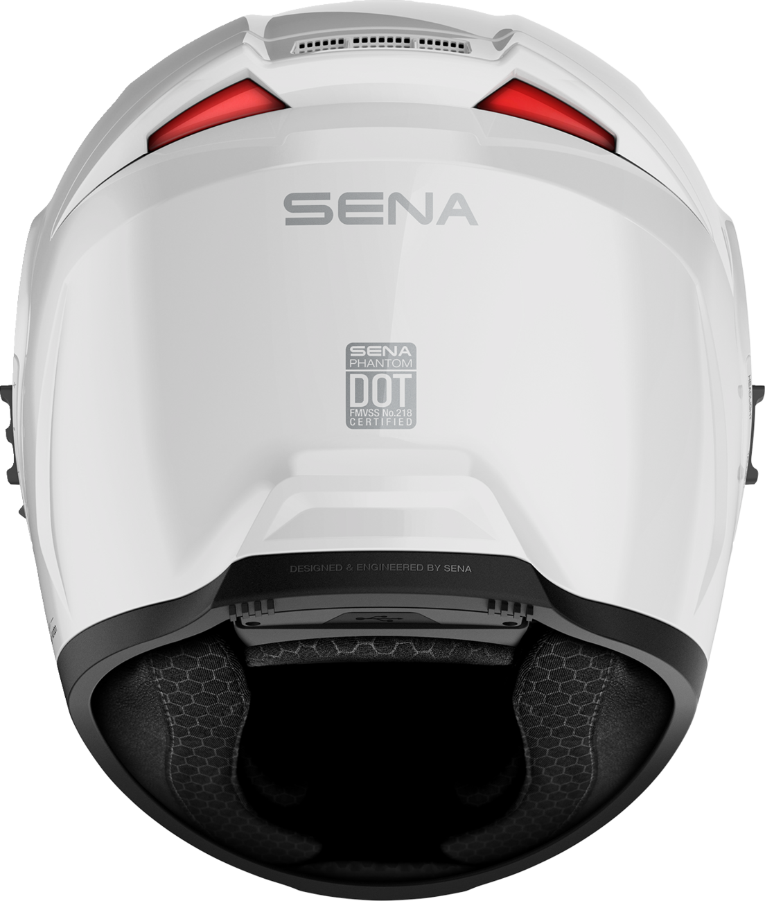 SENA HELMET PHANTOM ANC GLOSS WHITE XL - Image 2