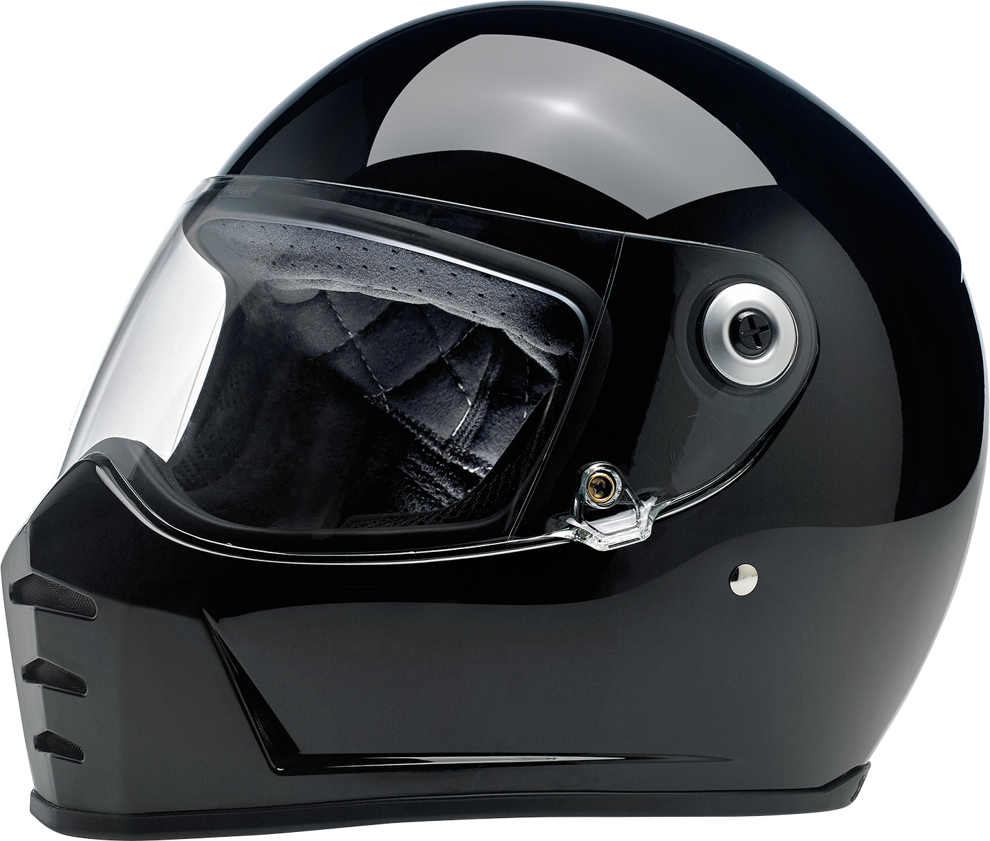 BILTWELL Lane Splitter Helmet - Gloss Black - XS