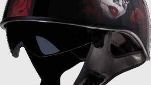 Z1R Vagrant Helmet - Red Catrina - Black/Red - XL