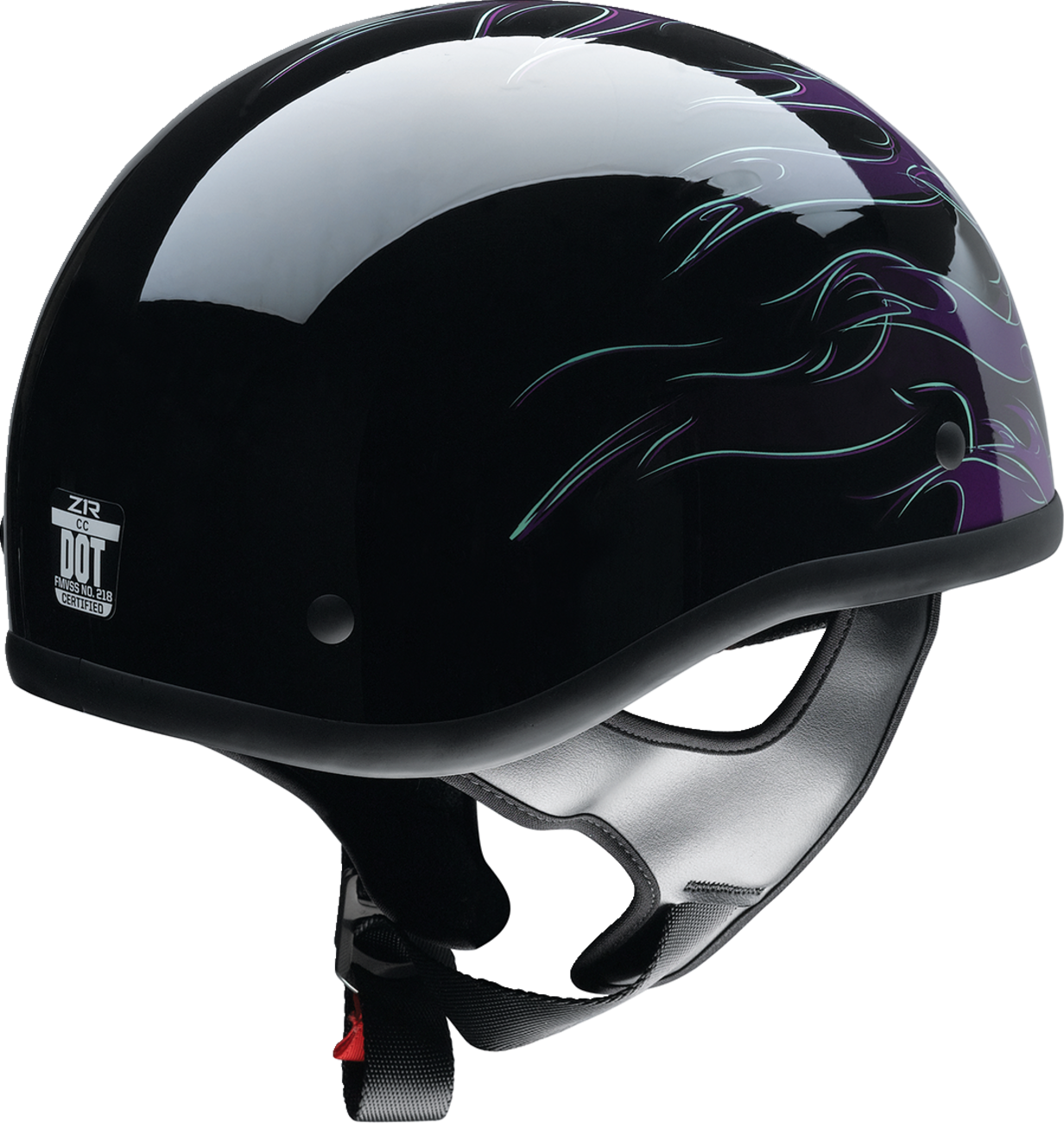 Z1R CC Beanie Helmet - Hellfire - Purple - Large