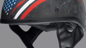 Z1R CC Beanie Helmet - Justice - Black/Red/White/Blue - XS