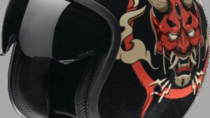 Z1R Saturn Helmet - Devilish - Gloss Black/Red - Medium