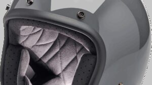 BILTWELL Bonanza Helmet - Gloss Storm Gray - Small