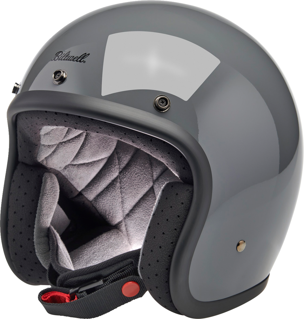 BILTWELL Bonanza Helmet - Gloss Storm Gray - XL