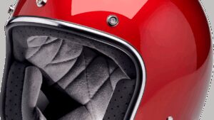 BILTWELL Bonanza Helmet - Metallic Cherry Red - Large