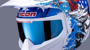 ICON Elsinore™ Helmet - American Basstard - Blue - 2XL