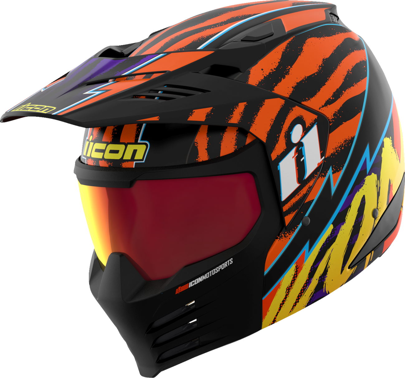 ICON Elsinore™ Helmet - Rad Dawn - Orange - 3XL