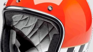 BILTWELL Bonanza Helmet - Competition - Orange - Small